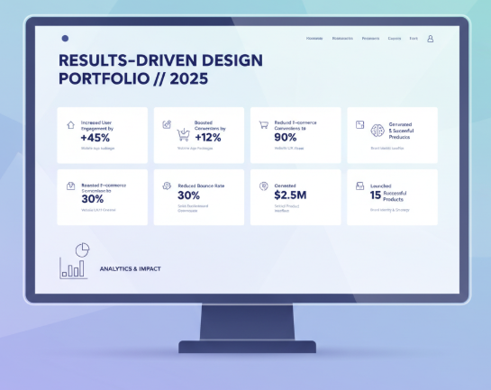 portfolio with results and business outcomes