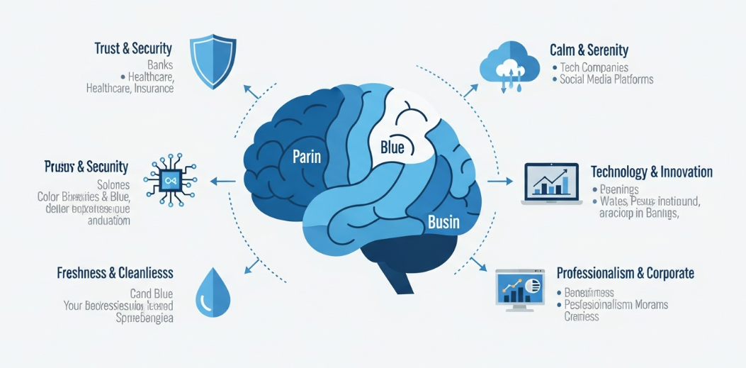 psychology of blue color for designers