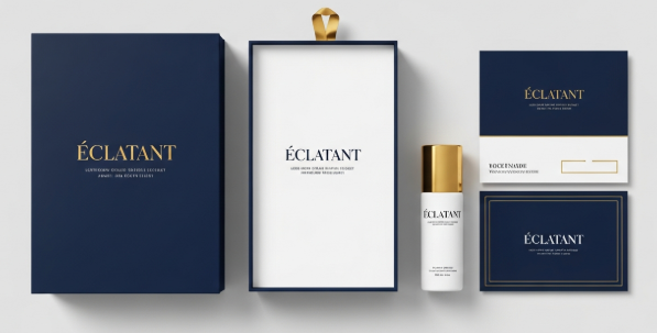 luxury brand design visual identity example