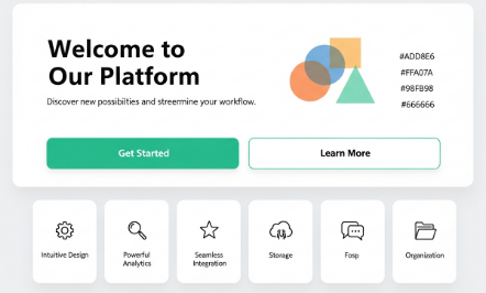 visual hierarchy design in user interface layout