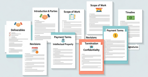 freelance graphic design contract template for designers